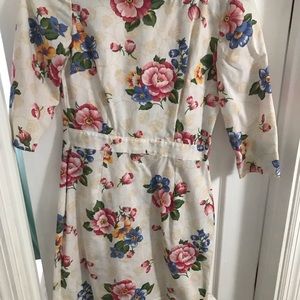 Floral trumpet style dress
